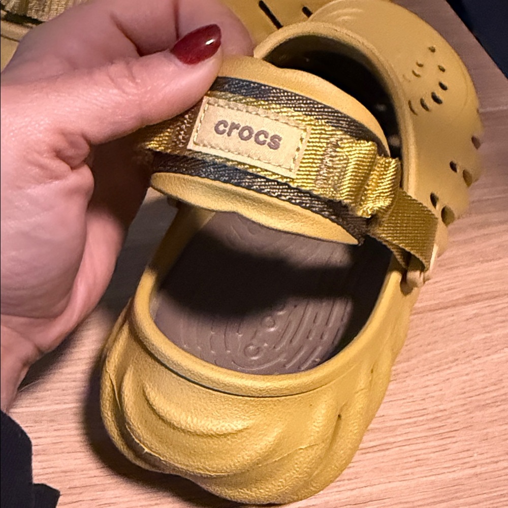CROCS Yellow Mules & Clogs - Picture 4 of 10